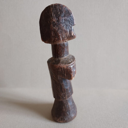 African fertility doll in wood from Burkina Faso.