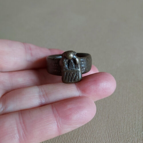 Senufo African bush spirit ring.