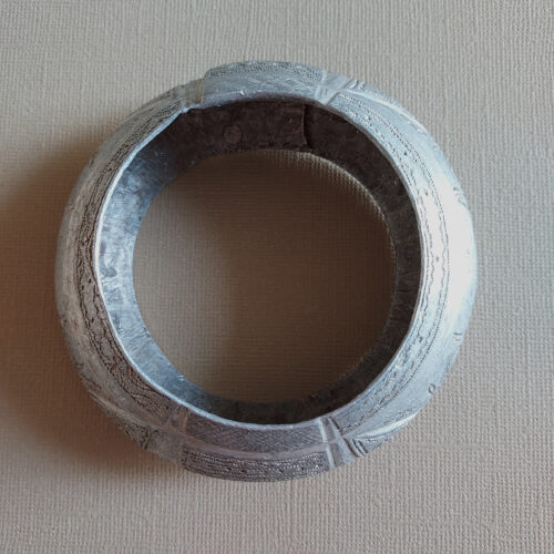 Old ethnic aluminium bracelet from Mali.