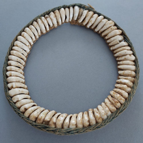 old african toussian cowrie shell amulet bracelet or armlet from burkina faso