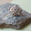 Peul Fulani silver and copper amulet ring from Mali.