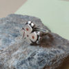 Peul Fulani silver and copper amulet ring from Mali.