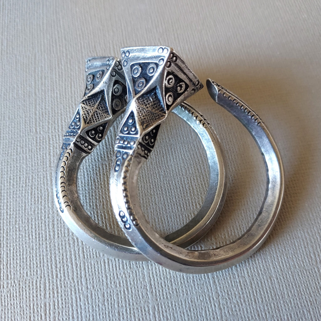 Tuareg Silver Tizabaten Earrings - KAZAART