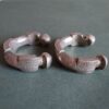 Pair Bella Tuareg anklets khelkhel currency item Mali.