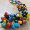 Czech glass trade beads worn by Fulani women in Mali. wedding trade beads from mali