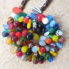 Czech glass trade beads worn by Fulani women in Mali. wedding trade beads from mali