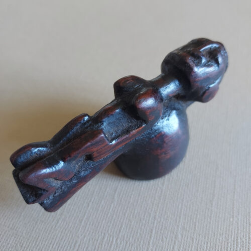 Dogon pipe with figure from Mali.