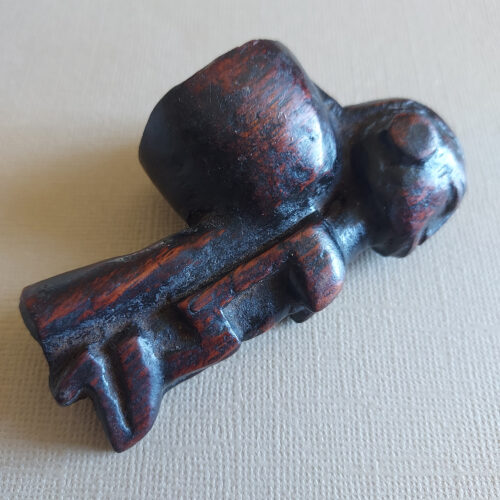 Dogon pipe with figure from Mali.