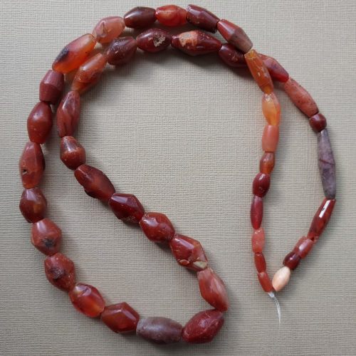 ancient carnelian agate stone biconical carnelian agate stone beads from mali