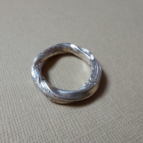 Tuareg twist design ring or pendant from Mali.