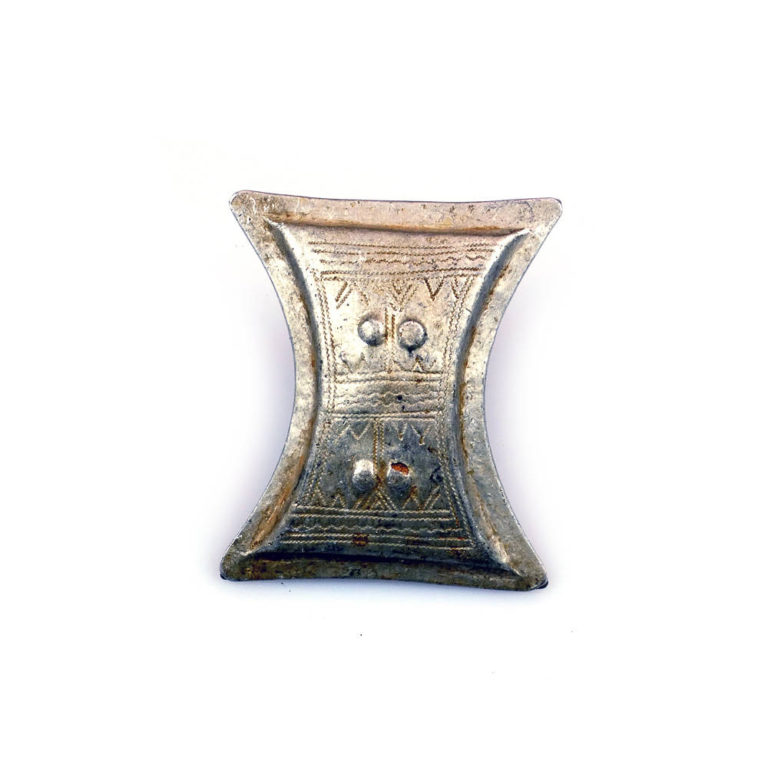 tuareg aluminium turban amulet talisman from niger or mali