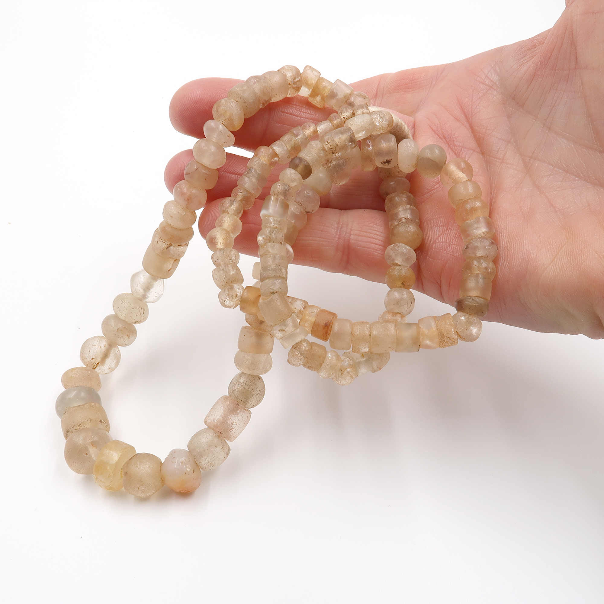 Ancient Quartz and Rock Crystal Beads, Mali - KAZAART