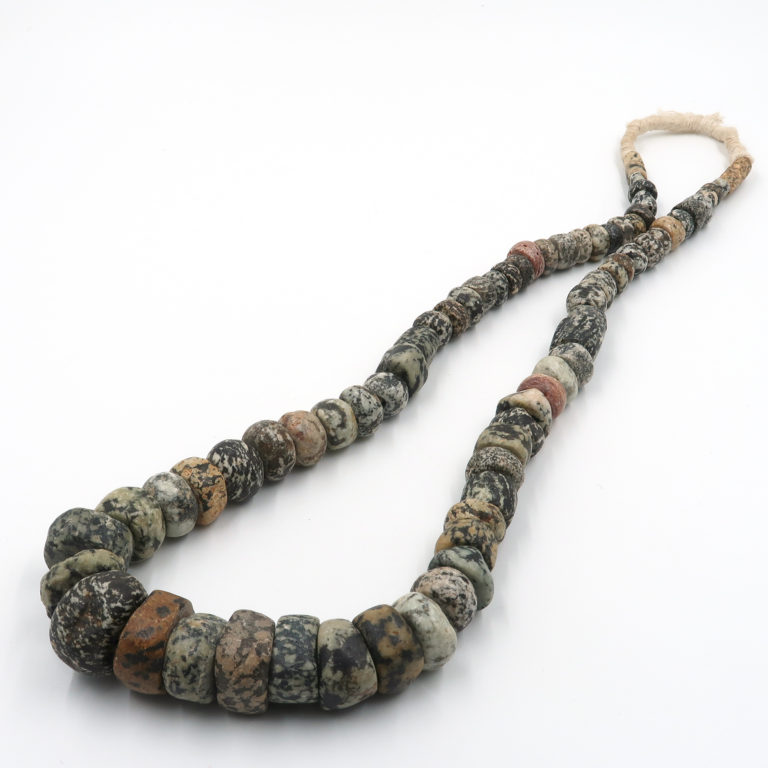 Large Granite Stone Cylinder Beads, Mali - Image 7