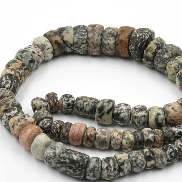 Large Granite Stone Cylinder Beads, Mali - Image 6