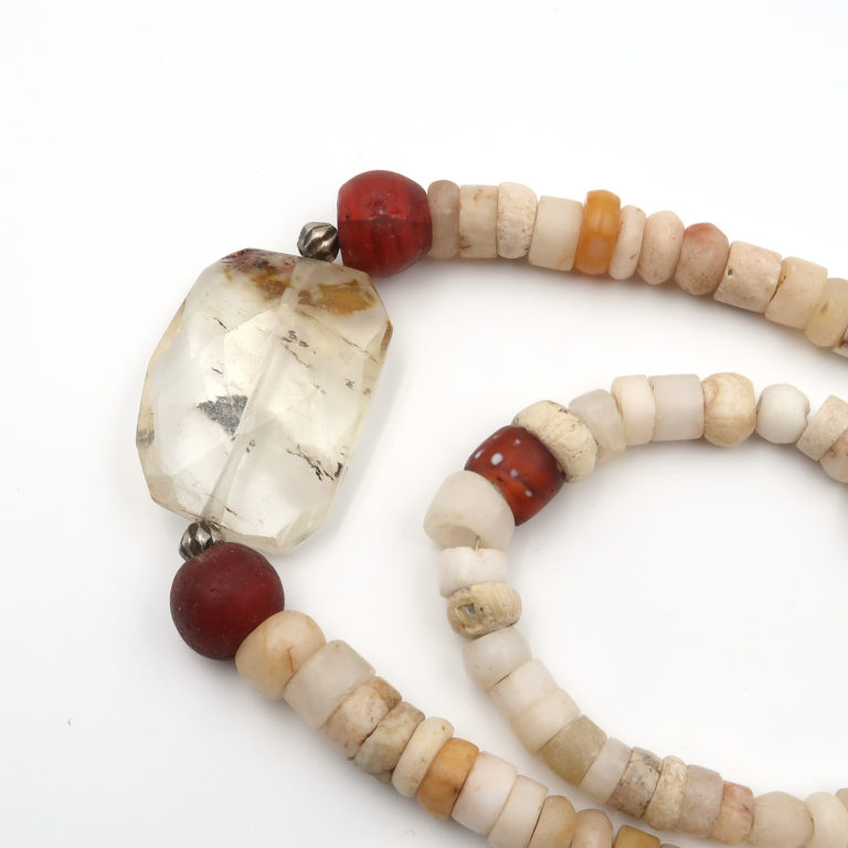 Ancient Beads Necklace and Bracelet Set - Image 2