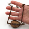 Dogon necklace from Mali with large stone.