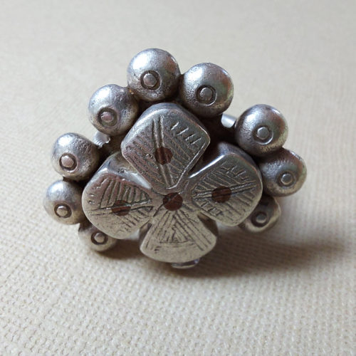 Sarakole ethnic statement ring from Mali.