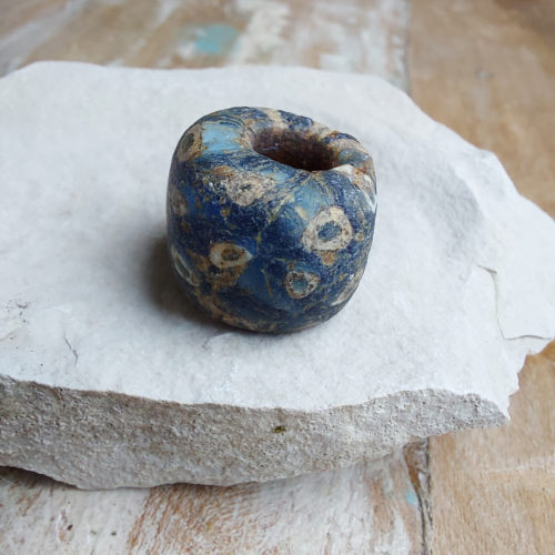 Mosaic Roman period glass bead.