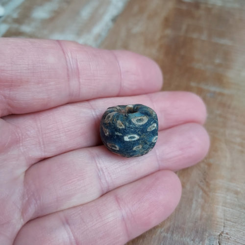 Mosaic Roman period glass bead.