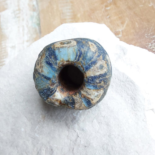 Mosaic Roman period glass bead.