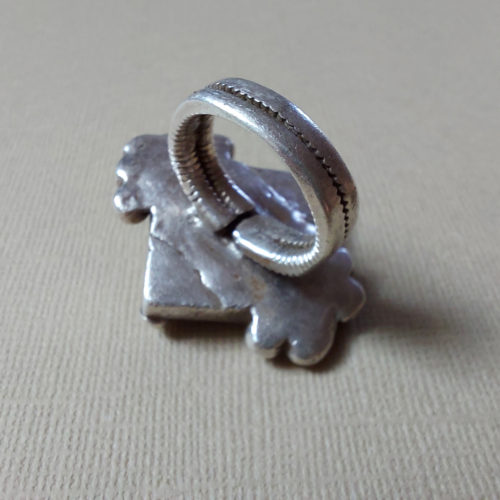 Fulani statement unisex ring.