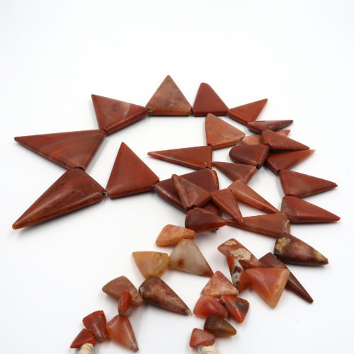 Ancient stone beads from Mali.