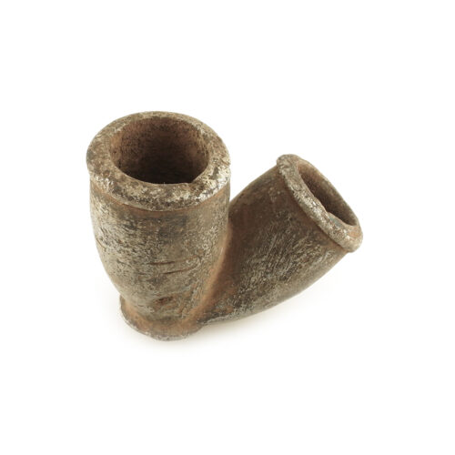 Tribal used pipe bowl from Burkina Faso.