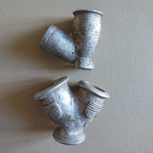 Old African pipe bowls from Burkina Faso.