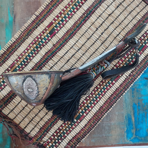 Tuareg decorated ceremonial ladle.