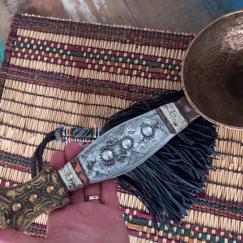 Tuareg decorated ceremonial ladle from Niger.