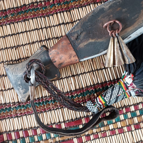 Tuareg decorated ceremonial ladle.