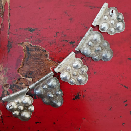 Old African hamsa amulets pendants from Niger.