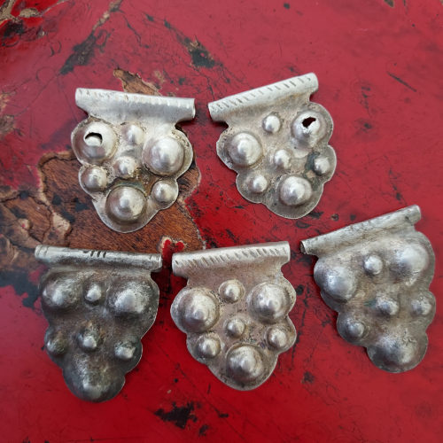 Old African hamsa amulets pendants from Niger.