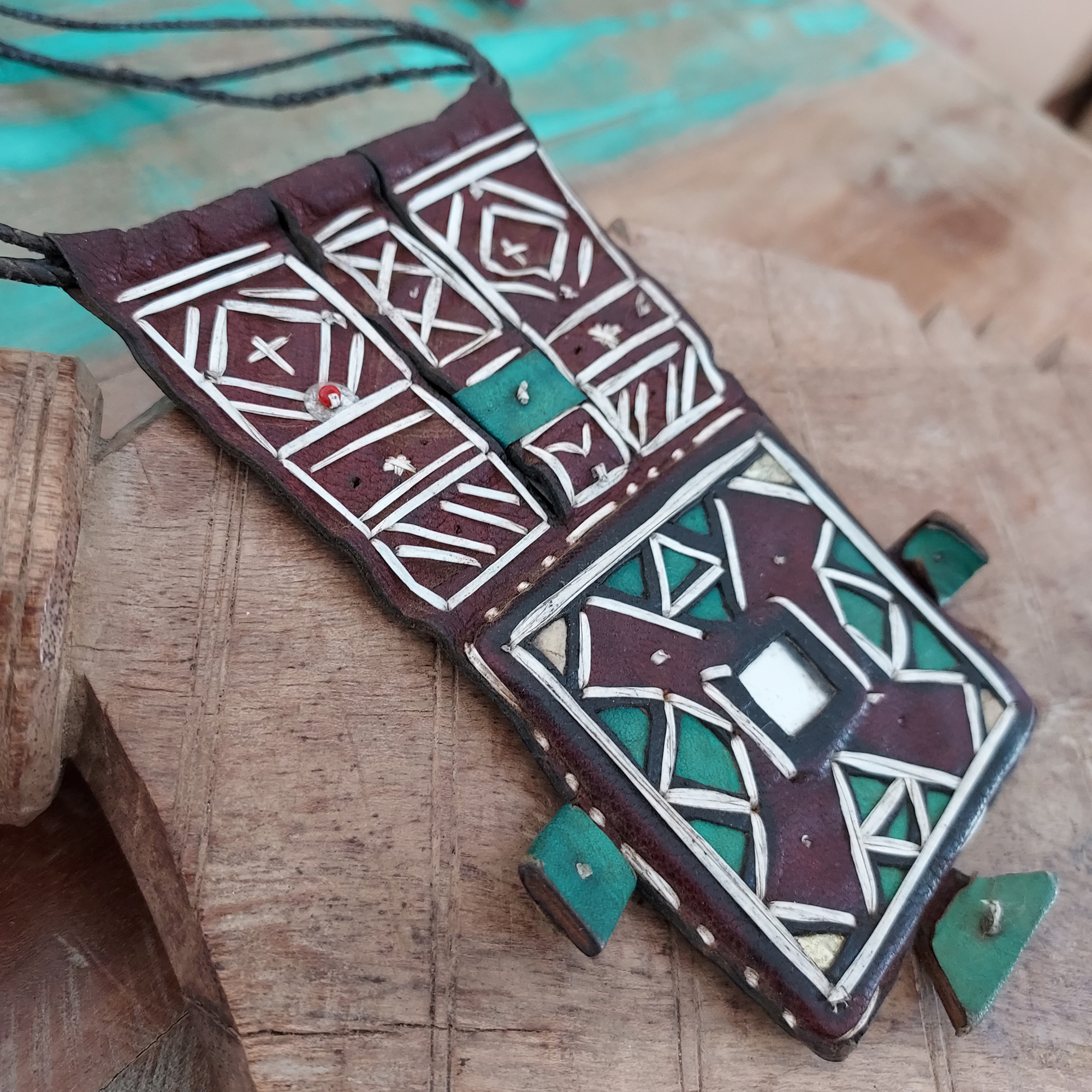 Wodaabe Mirror Amulet Necklace - Image 3