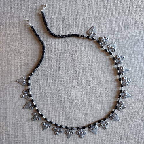 tuareg african tchatchat tribal ethnic silver necklace tahoua niger