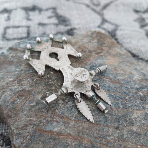 Tuareg silver pendant from Niger.