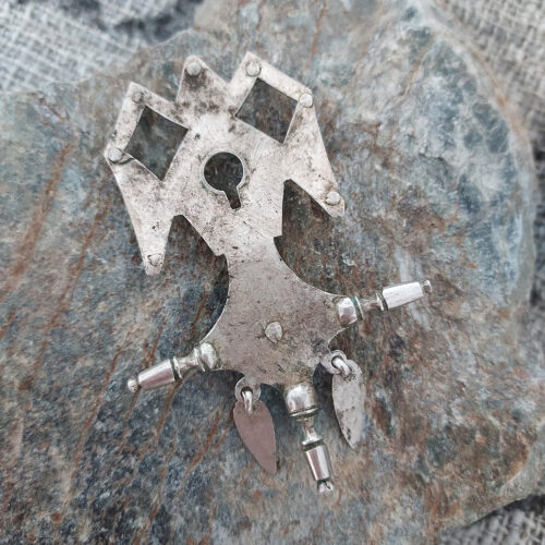 Tuareg silver pendant from Niger.