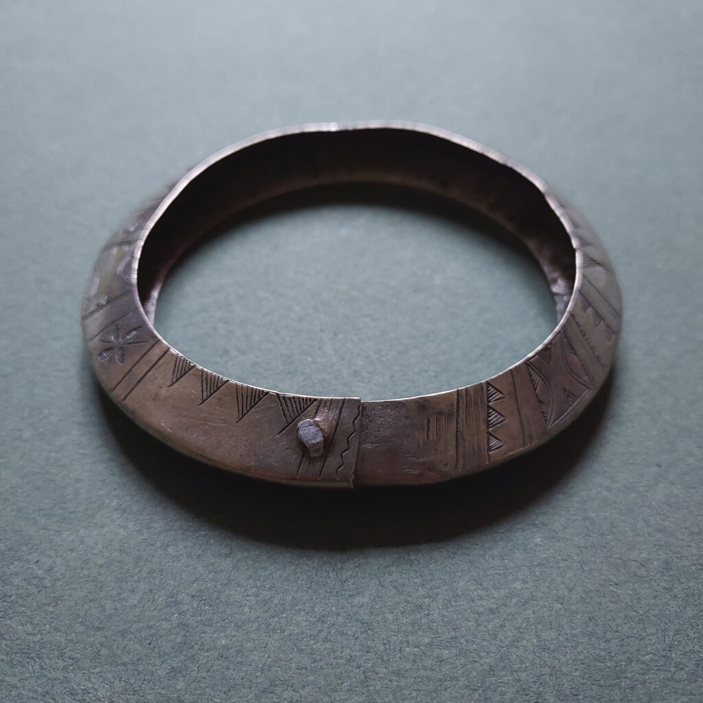 Tuareg Silver Takafat Bracelet - KAZAART