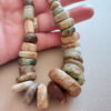 Ancient Amazonite Beads Disk Shape 112g - Image 2