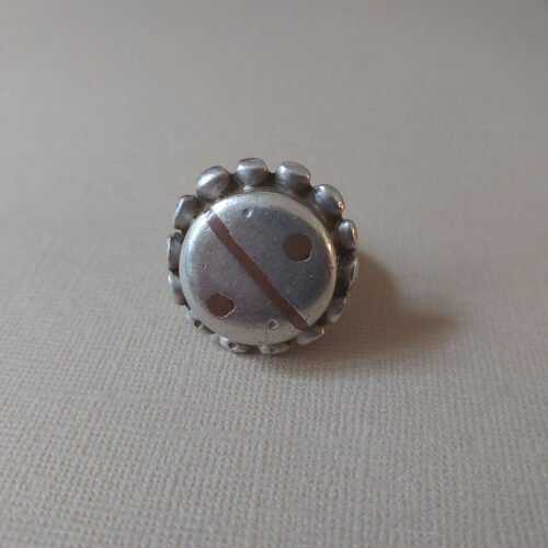 Fulani Peul fancy silver ring from Mali.