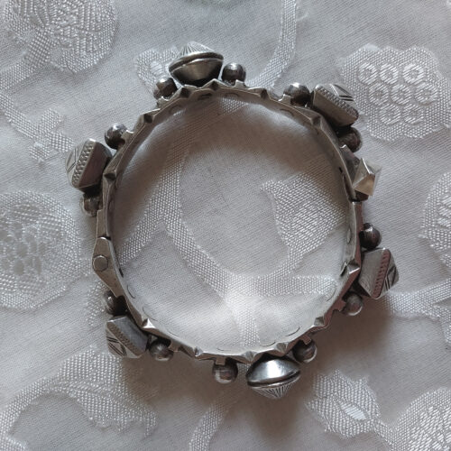 Old silver Guedra bracelet from southern Morocco.