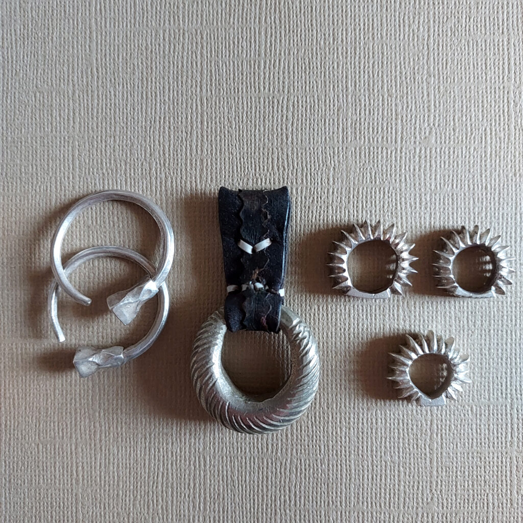 Tuareg Silver Jewelry Set - KAZAART