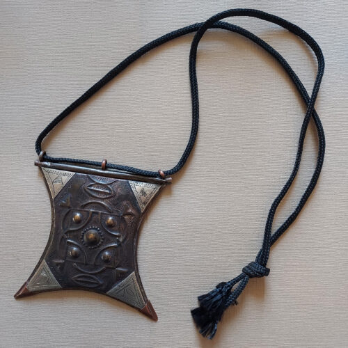 Old authentic Tuareg amulet box pendant from Niger.