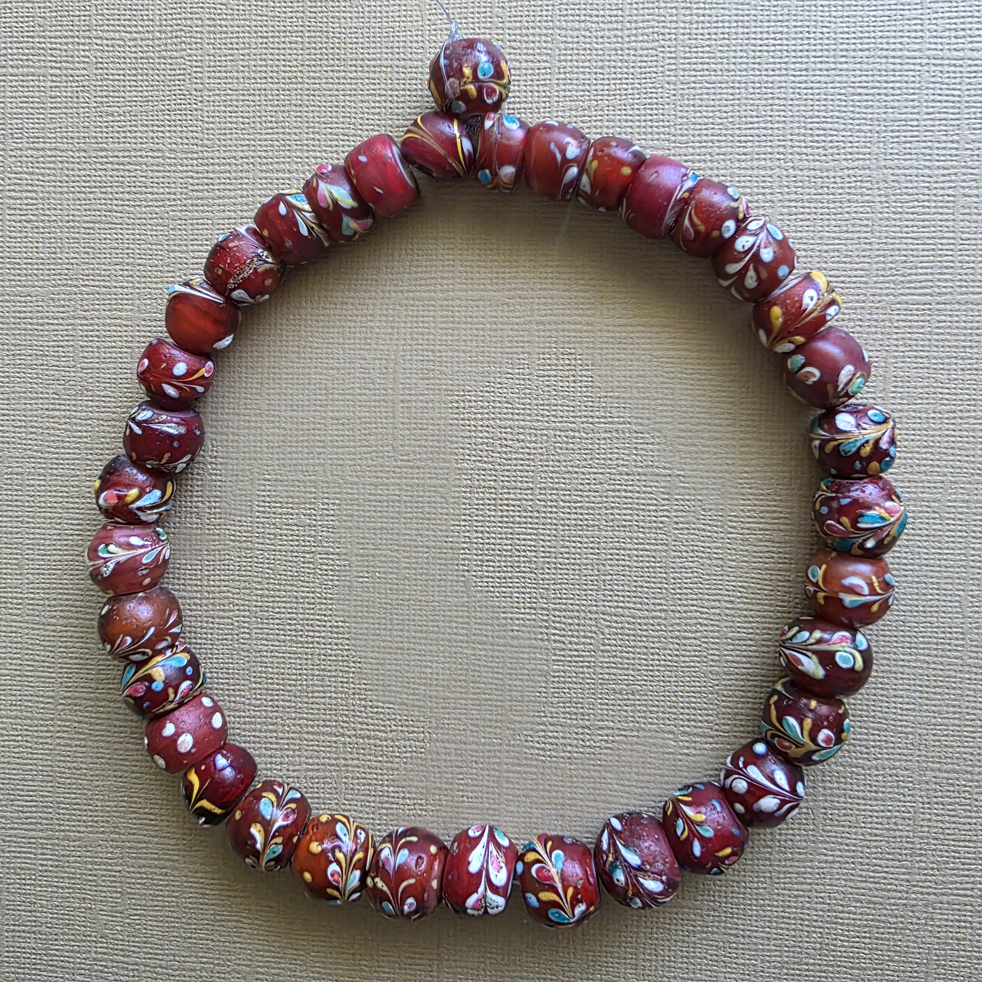 Antique Venetian fancy trade beads