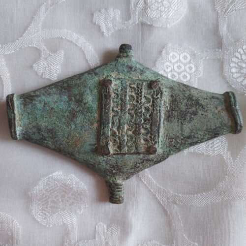 Djenne pendant with archaeological patina.