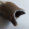 Old Mossi carved flute from Burkina Faso.