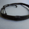 Bambara leather amulet belt with sacred grigris.