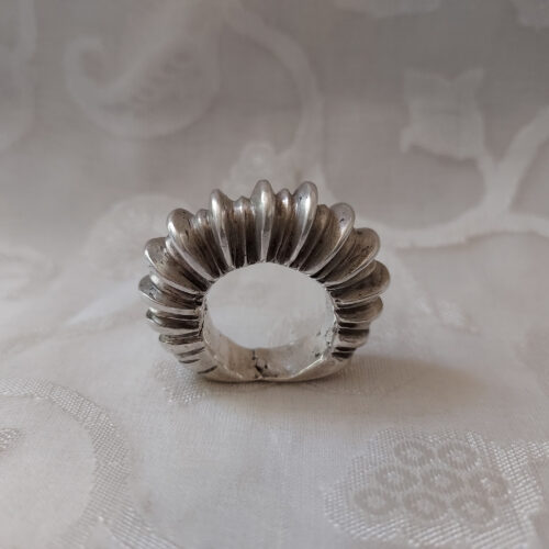 Superb Fulani silver pendant or ring from Mali.