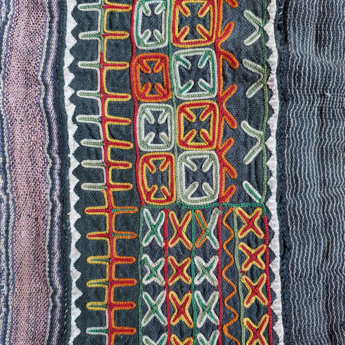 Wodaabe Bororo top or garment with embroidery for Gerewol courtship festivities.