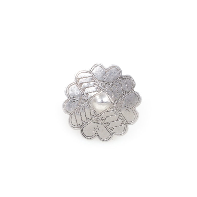 Tuareg Silver Kel Aïr Ring Signed Size 7 1/2, Niger - Image 3